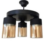 RİOLİGHT ÜÇLÜ YUVARLAK PLOFONYER AVİZE ÇAP:30 CM RİO000160