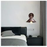 RİOLİGHT VİNTAGE1,RUSTİK1,RETRO1 FIRÇALI BAKIR HAREKETLİ BAŞLIK METAL APLİK ÇAP:23CM