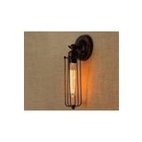 RİOLİGHT VİNTAGE,RETRO,RUSTİK FIRÇALI BAKIR 1X27 DUYLU MAFSALLI HAREKETLİ BAŞLIK METAL DUVAR APLİK