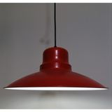 Riolight vintage,rustik,modern otel,mutfa,oda,cafeler için kırmızı metal 1xe27 sarkıt avize çap:37cm