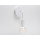 Riolight Vintage,rustik,retro,modern Beyaz 1xe27 Duylu Metal Duvar Aplik Beyaz
