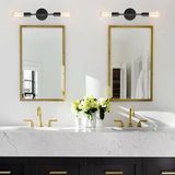 Riolightmodern,Rustik Siyah 2Xe27 Duylu Metal Banyo Ayna Üstü Duvar Aplik Not:1 Adet Fiyatıdır