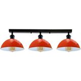 Riolihgt Retro,modern,vintage Turuncu Başlık 1XE27 Metal Plofonyer Sıralı Avize Taban UZUNLUK:60CM - 3