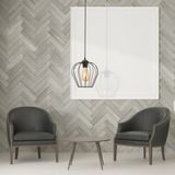 Rıon Tekli Siyah Telli Sarkıt Modern Sarkıt Mutfak Salon Sarkıt Avize