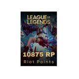 Riot League Of Legends 10875 Rp Riot Points Cash Şeffaf