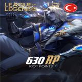 Riot League Of Legends 630 Rp Şeffaf