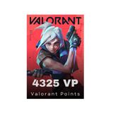 Riot Valorant 4325 Vp Valorant Points Cash Şeffaf