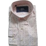 Rippa Erkek Desenli Slim Spor Gömlek RP003 - Pembe - M
