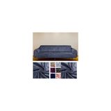 riselerhome Kadife 3 Kişilik Koltuk Örtüsü Lastikli Kanepe Örtüsü Lastikli Koltuk Örtüsü Koltuk Kılıfı - Koyu Gri - 180 x 230 cm