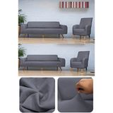 riselerhome Lastıklı Esnek Koltuk Kanepe Takımı Çekyat Örtüsü Polyester Çizgili 3 3 1 1 Takım - Gri - 180 x 240 cm