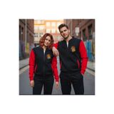 Risil-Nu Company Yeni Sezon 3 İplik Penye Sevgili Kombini Harry Potter Baskılı Tam Fermuarlı Kolej Ceket 2'li