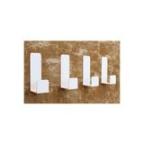 Risingmaber Beyaz 4lü Yapışkanlı Askılık Kapı Arkası Bornoz Askılığı Yapışkanlı Mutfak Banyo Askılık Havlu Askılığı Elbise Askılığı 4’lü set 3M Yapışkanlı Tasarım MT75B