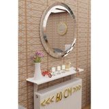 Risingmaber Beyaz Montajsız Petek Üstü Metal Raf, Kalorifer Peteği Raf Dresuar Uçan Raf 60 cm M