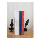risingmaber Dekoratif Divit Ve Gaz Lambası Desenli Metal Kitap Tutucu Ve Metal Kitap Desteği 2'li Paket Mk15s