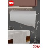 risingmaber Metal Beyaz 3m Yapışkanlı Kağıt Havluluk Yapışkanlı Havlu Askılığı Banyo Askısı Mutfak Askısı Mt72b