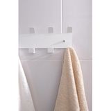 risingmaber Metal Beyaz Amerikan Kapı Arkası Yapışkanlı Askılık Banyo Askılık ve Duvar Askısı MT84B