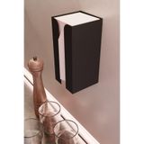 Risingmaber Metal Siyah Güçlü Yapışkanlı Organizer Peçetelik,Dispenser Mutfak Banyo Peçetelik Mt107s