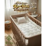 Riss Tekstil %100 Doğal Merinos Kuzu Yünü Bebek Yorganı & Yastık Seti 95 x 145 cm Yumuşak ve Nefes Alabilir