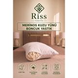 Riss Tekstil %100 Merinos Kuzu Yünü Dolgulu Boncuk Yastık ( 50x70cm /1250gr )
