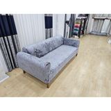 Rişte Home Kaliteli Yarı Kaplama 3lu 1 Adet Kadife Koltuk, Kanepe,çekyat Örtüsü,likrali,lastikli, - Koyu Gri - 180 x 220 cm