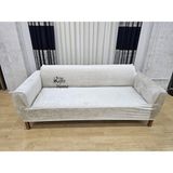 Rişte Home Kaliteli Yarı Kaplama 3lu 1 Adet Kadife Koltuk, Kanepe,çekyat Örtüsü,likrali,lastikli, - Krem - 180 x 220 cm
