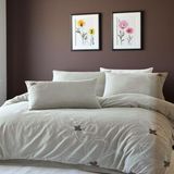 Risus Pampas Çift Kişilik %100 Pamuk Nevresim Takımı - Çağla Yeşili - 200 x 220 cm