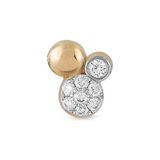 Rita Fine Jewelry Bubble Trio Pırlantalı Altın Piercing - Standart