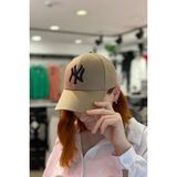 Ritagarcia Ny Nakışlı Unisex Beyzbol Şapkası - Ayarlanabilir Spor Kep - Vizon - Siyah - Standart