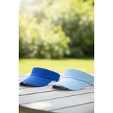 Ritagarcia Ritagarci Unisex 2'li Paket Ayarlanabilir Tenis Vizör Şapka Seti - Güneş Koruyucu Spor Siperlik - Standart - Bebek Mavisi - Saks Mavisi