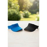 Ritagarcia Ritagarci Unisex 2'li Paket Ayarlanabilir Tenis Vizör Şapka Seti - Güneş Koruyucu Spor Siperlik - Standart - Siyah - Saks