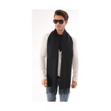 Ritagarcia Unisex Yumuşak Dokulu Siyah Atkı Siyah