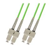 RiteAV 300M (950ft) OM5 100Gb SC SC Fiber Optik Kablo Dubleks Çok Modlu 50/125 Jumper 300 Metre Yama Kablosu Kireç Yeşili