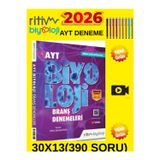 Ritim Biyoloji Ayt Biyoloji 30 X 13 Branş Denemeleri+Android Kalem