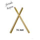 Ritim Çubuğu 16 Çift ( 32 Adet ) Pürüzsüz 24 cm 14 mm