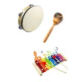 RİTİM SETİ - 6 - ORFF SET - MARAKAS, KSİLOFON, ZİLLİ TEF