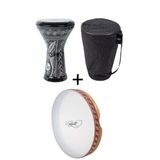 Ritim Ustalarına Özel Bendir 42 Cm Ve Islemeli Mısır Darbuka Kılıf - Kargo Fiyat Avantajlı Ürün