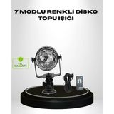 Ritme Duyarlı Led Disko Topu – Renkli Işık Gösterili Parti Lambası Mir08221396