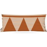 Ritmo Home İskandinav Etnik Uzun 40X100 Kırlent Yastık (Içi Dolgulu) - 40 x 100 cm - Tarçın