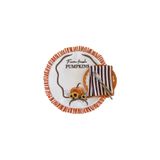 RİTMOHOME Sonbahar, Kabaklı, Autumn, Desenli, Renkli, Fırfırlı, Yuvarlak Amerikan Servis 40Cm Çap (1 ADET)