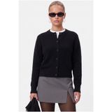 Ritnice Kadın Warm Soft Dokulu Basic Siyah Triko Hırka