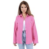 Ritnice Kadın Well Pembe Keten Gömlek S