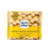 Ritter Sport White Whole Hazelnuts Bütün Fındıklı ve Çıtır Pirinçli Beyaz Çikolata 100 g
