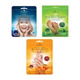Rituel De Beaute Göz Çevresi + Ayak maskesi + El Maskesi 3'lü Set