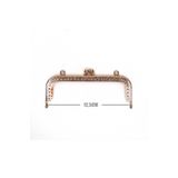 Ritzz Delikli Vintage Metal Çanta Bursu 12.5CM Gold