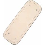 Ritzz Dikdörtgen Suni Deri Çanta Tabanı 32 x 12 cm Krem