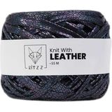 Ritzz Leather Snake Deri Görünümlü Ip Siyah