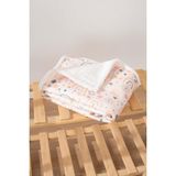 Riva İstanbul Fluffy Bebek Battaniyesi 70X100 cm Gökkuşağı Desen