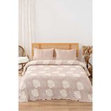 Rivaİstanbul Forest Bej Çift Kişilik 3 Parça 240x260 Cm Pike Takımı Daily Set Ekru
