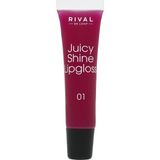 Rival De Loop Lip Gloss Juicy Shine 01 16 ml - Kırmızı