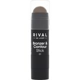 Rival De Loop No.01 Bronzer Stick 5 G Uzun Süre Kalıcı ve Doğal Görünüm Sağlayan Vegan Ürün